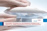 Technical Reference Guide for Medical & Pharmaceutical ......[0.4–0.7] 0.5 [0.3–0.7] 0.6 [0.5–0.7] Gurley Hill Porosity TAPPI T4601 ISO 5636-53 sec/100 cc 22 [8–36] 20 [8–36]