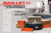 ML Catalog Ag 1-53 06057 v33 - Maxi-Lift, Inc. · All stocked belts are North American made. Product Construction: Solid woven polyester carcass with black PVC top and bottom covers.