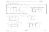 1. 2. - FACC Third Grade · Lesson 11.9 Reteach Same Perimeter, Different Areas You can use perimeter and area to compare rectangles. Compare the perimeters of Rectangle A and Rectangle