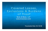 Brais & Brais, LLPBrais & Brais, LLP  · Brais & Brais, LLPBrais & Brais, LLP  Presentation Date: 02/18/08 • For the recreational boater, named perils or all-