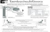 Installation Instructions for all Tambortech Door models ...€¦ · Aluminium Top Pelmet 9mm Side Pelmet 16 mm Gable 16 mm Gable 44 mm 16 mm 29 mm 29 mm 16 mm 45 mm 40 mm 1 mm.5