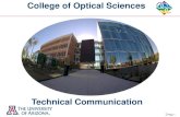 Technical Communication - University of Arizona...Page 8 What is Technical Communication? Communication that is designed to transmit technical information so that a certain audience