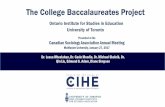Ontario Institute for Studies in Education University of ...€¦ · Ontario Institute for Studies in Education University of Toronto. Overview of the Session - Introduction –Qin