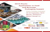 2019 Plastic Applications in Food and Beverage Packaging ... · polyamide. Plastics Applications in Food & Beverage Packaging Summit 2019 will focus its content in 3 main areas: Technology:
