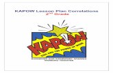 KAPOW Lesson Plan Correlations 2 Grade · KAPOW is a national network of business-elementary school partnerships which introduces young students to work-related concepts and experiences