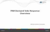 PJM Demand Side Response Overview · Overview . PJM©2014 . 11/12/2014 . Agenda • Overview • Potential changes • Economic Demand Resources • DR in Ancillary Services • Load