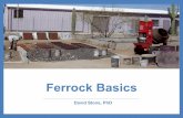 Ferrock Basics - IronKastironkast.com/wp-content/uploads/2017/11/Ferrock-basics.pdf · Ferrock Basics David Stone, PhD . Status of Ferrock • One patent, one application, ... Comparison