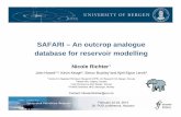 SAFARI – An outcrop analogue database for reservoir modelling...February 22-24, 2010 20. PUG conference, Houston SAFARI – An outcrop analogue database for reservoir modelling Nicole