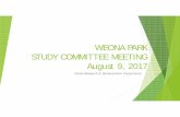 WEONA PARK STUDY COMMITTEE MEETING ... - Pen Argyl Borough€¦ · Market events better with social media, flyers and/or a digital kiosk. Pavilions need to be marketed better. Revive