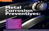 Dr. Neil Canter Metal Corrosion Preventives...sion preventives into the following four primary categories: barriers, insulators, reactants and non-catalytic products. Some of these