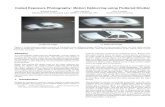 Coded Exposure Photography: Motion Deblurring using ... exposure photo… · Figure 3: The 1-D motion blur process. (Left) A time-to-space projection for a moving object of size n,