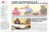 THE STARKVILLE DISTRICT NEWSLETTER · 2014/10/10  · Local church treasurers, pastor parish chairs, admin council chairs, lay leaders and finance chairs are also welcome. It is also