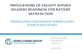 IMPLICATIONS OF FACILITY SERVICE DELIVERY READINESS FOR ...devpolicy.org/2018-Pacific-Update/Presentations and papers/Panel_6… · Aneesa Arur July 6, 2018. Outline 1. PNG Context