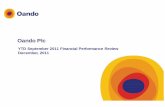 Oando Presentation YTD SEPT 2011 $ revised€¦ · YTD Sept 2011 Review 6 ne Operating Environment PetroleumIndustryBill(PIB): • Passage of the PIB before the new government was