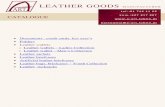 LEATHER GOODS - a-art.lublin.pl · o Leather wallet – Men’s Collection Leather sachets Leather briefcases Artificial leather briefcases Leather bags, briefcases – Youth Collection