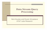 Data Stream Query Processingmuthu/divesh04.pdfTemporal databases [TCG+93]: multiple time orderings Sequence databases [SLR94]: integer “position” -> tuple ... [MWA+03] 6/7/2004