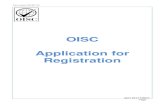 OISC Application for Registration · Form version AFR/0417/01 Page 1 Annex A OISC Application for Registration April 2017Edition