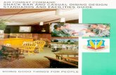 Snack Bar and Casual Dining Design Standards and ...service with the elegance of formal dining. more Customers may enjoy personal waitperson service in more comfortable sur- roundings.