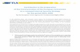 FRA contribution to EC Communication on renewed ISS · Severe forms of labour exploitation of irregular migrants, including slavery, bonded labour and the employment of migrant workers