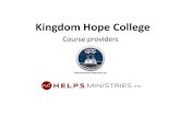 Kingdom Hope College - Disovery Bible Software | Hebrew Bible | …tdb2018.thediscoverybible.com/wp-content/uploads/2019/03/... · 2019. 1. 7. · Dr. Gleason Archer (Consulting Editor