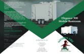 POWER REQUIREMENTS - Nature's Call · Elegance 300 Mobile Restroom Suite By Nature’s Call Make your event memorable with Nature’s Calls’ Luxury Mobile Restrooms! Enjoy surprising