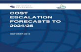 Real Cost Escalation Forecasts to 2024/25 - Revised...Real Cost Escalation Forecasts to 2024/25 1 BIS Oxford Economics Effective March 1 2017, UK-headquartered Oxford Economics acquired