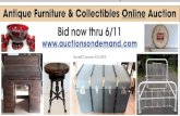Antique Furniture & Collectibles Online Auction Bid now ......Antique Furniture & Collectibles Online Auction Bid now thru 6/1 1  Randall Chapman SCAL 4014 DRY