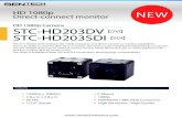 HD 1080p Camera STC-HD203DV【DVI】 STC-HD203SDI ......HD 1080p Camera NEW STC-HD203DV【DVI 】 STC-HD203SDI【SDI】 Model Numbers ：STC-HD203DV(DVI) STC-HD203SDI(SDI) Eﬀective