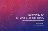 Responding to behavioral health crises · information/referral, & advocacy services. • Saved City of Eugene average of $8.5 million/year between ‘14 -17. ... o El Paso County,