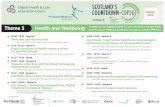 Theme 3 Health and Wellbeing and Precision Medicine ...newsquestscotlandevents.com/wp-content/uploads/2020/10/THEME-3.p… · Board, a collaboration of the NHS and environment sector