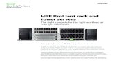 HPE ProLiant rack and tower servers - IT&Punkt...compute economics by delivering more compute and storage capacity, right-sized compute with flexible choices, and lower compute energy