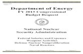 DOE/CF-0096 Volume 1 Department of Energy 1 NNSA.pdf · Non-Defense Environmental Cleanup 223,457 231,741 226,174 -5,567 -2.4% ... Domestic Uranium Enrichment Research, Development