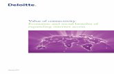 Value of connectivity Economic and social benefits of ...€¦ · This report (the “Report”) has been prepared by Deloitte LLP (“Deloitte”) for Facebook Inc. (“Facebook”)