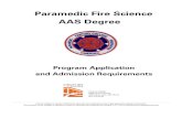 Paramedic Fire Science AAS Degree - Century College 2020...EMSE 1180 Integration and Transition to the Paramedic 1 Total 10 Paramedic Fire Science AAS Degree Admission and Program