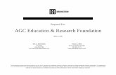 Prepared For: AGC Education & Research Foundation...2016/01/29  · AGC Education & Research Foundation Account Value: $8,301,393 as of January 29, 2016 Year-to-date values as of January