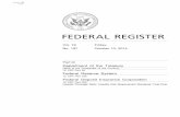 Federal Deposit Insurance Corporation - Department of the ......2014/09/03  · Federal Register/Vol. 79, No. 197/Friday, October 10, 2014/Rules and Regulations 61441 1 The BCBS is