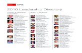 2010 Leadership Directory - DTU Research Database...Harry J. Levinson (Term 2010) GLOBALFOUNDRIES Inc. Tel: 408 252 7349 harry.levinson@globalfoundries.com Robert A. Lieberman (Term