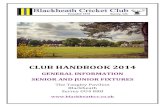 CLUB HANDBOOK 2014 Handbook 2014.pdfCLUB HANDBOOK 2014 GENERAL INFORMATION SENIOR AND JUNIOR FIXTURES The Tangley Pavilion Blackheath Surrey GU4 8RB 2 KEY CLUB CONTACTS CAPTAINS 1st
