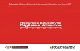 Recursos Educativos Digitales Abiertos - Colombia digitales abiertos.p… · Presentación 122 Capítulo 17.Lineamientos Nacionales 123 De la Estrategia Nacional de Recursos Educativos