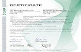 CERTIFICATE BS H07Z1-R and... · 2015. 2. 11. · ANNEX TO KEMA-KEUR BS CERTIFICATE 2170255.04 page 1 of 1 DEKRA Certification B.V. Meander 1051, 6825 MJ Arnhem P.O. Box 5185, 6802