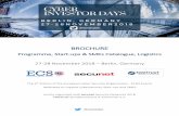 BROCHURE - TeleTrusT€¦ · BROCHURE Programme, Start-ups & SMEs Catalogue, Logistics 27-28 November 2018 – Berlin, Germany The 4th Edition of the European Cyber Security Organisation