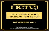 SALES AND LEASES TRANSACTION REPORTestford Tech ParkW — 154,000 sf Newmark Juniper Networks — estford, MAW Knight Frank 89 October Hill Rd. New England Indus. Park — 84,000 sf