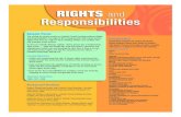 RIGHTS and Responsibilities · rights and the responsibilities of Catholics to secure and respect human rights (know-why) • learn to live the responsibilities for creating a more