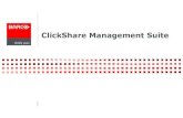 ClickShare Management Suiteessedisrl.eu/wp-content/uploads/2015/04/files_CSManagement_Suite.p… · Scheduler RW RW User management RW R Locations RW System settings RW. ClickShare