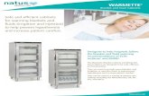 Blanket and Dual Cabinets - Atsamed€¦ · Blanket and Dual Cabinets Designed to help hospitals follow the blanket and fluid warming recommendations of ECRI Institute¹ and AORN²