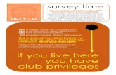 if you live here you have club privileges · if you live here you have club privileges 100% of resident owners are Social Members* 100% have privileges for dining, fitness & pool