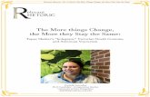 The More things Change, the More they Stay the Same · 2010 memoir, Decoded, mentions comparisons between himself and Tupac and Biggie Smalls (née Christopher Wallace), an East Coast