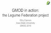 GMOD in action - v1.legumefederation.org• Support PURLs, currently planning to use ARKs for major datasets • Internal IDs for derived data and for attaching metadata directly to