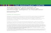 New FAO INVESTMENT CENTRE - EastAgri note_Print.pdf · 2012. 12. 6. · Kazakhstan (Akmola, Kostanay, and North Kazakhstan regions, which produce about 90 percent of the wheat output