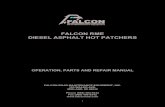 FALCON RME DIESEL ASPHALT HOT PATCHERS · falcon rme diesel asphalt hot patchers operation, parts and repair manual falcon road maintenance equipment, inc. 120 waldo ave. midland,
